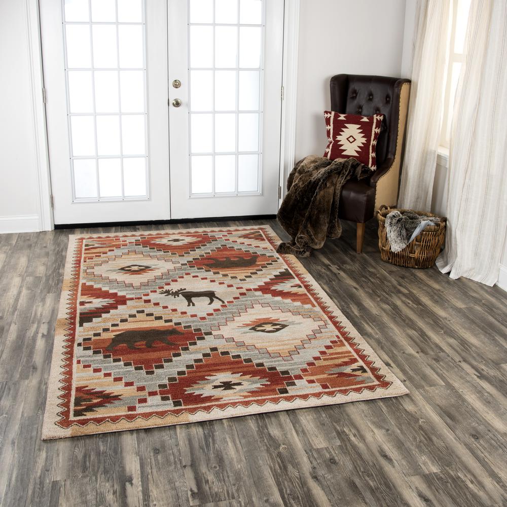 8' x 10' Hand-Tufted Rectangle Rug. Picture 6