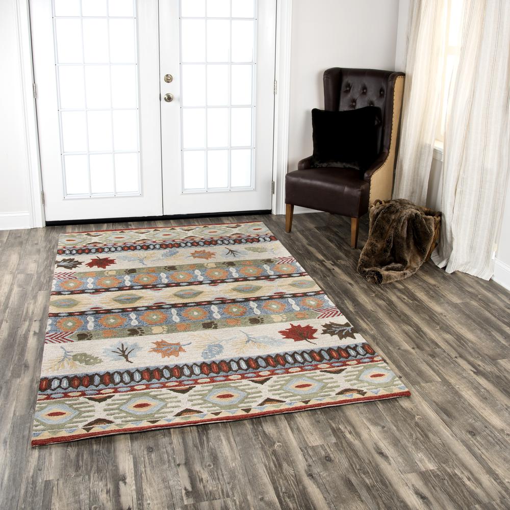 8' x 10' Hand-Tufted Rectangle Rug. Picture 6