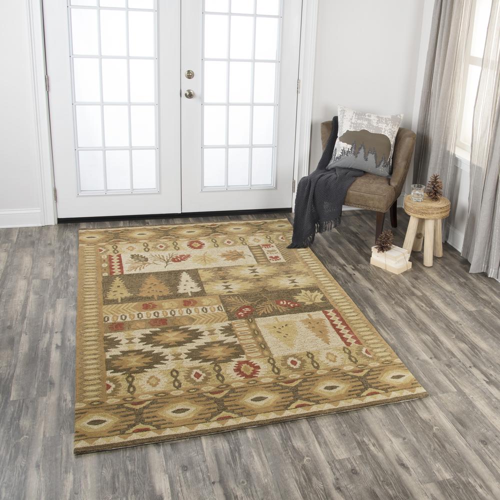 8' x 10' Hand-Tufted Rectangle Rug. Picture 6