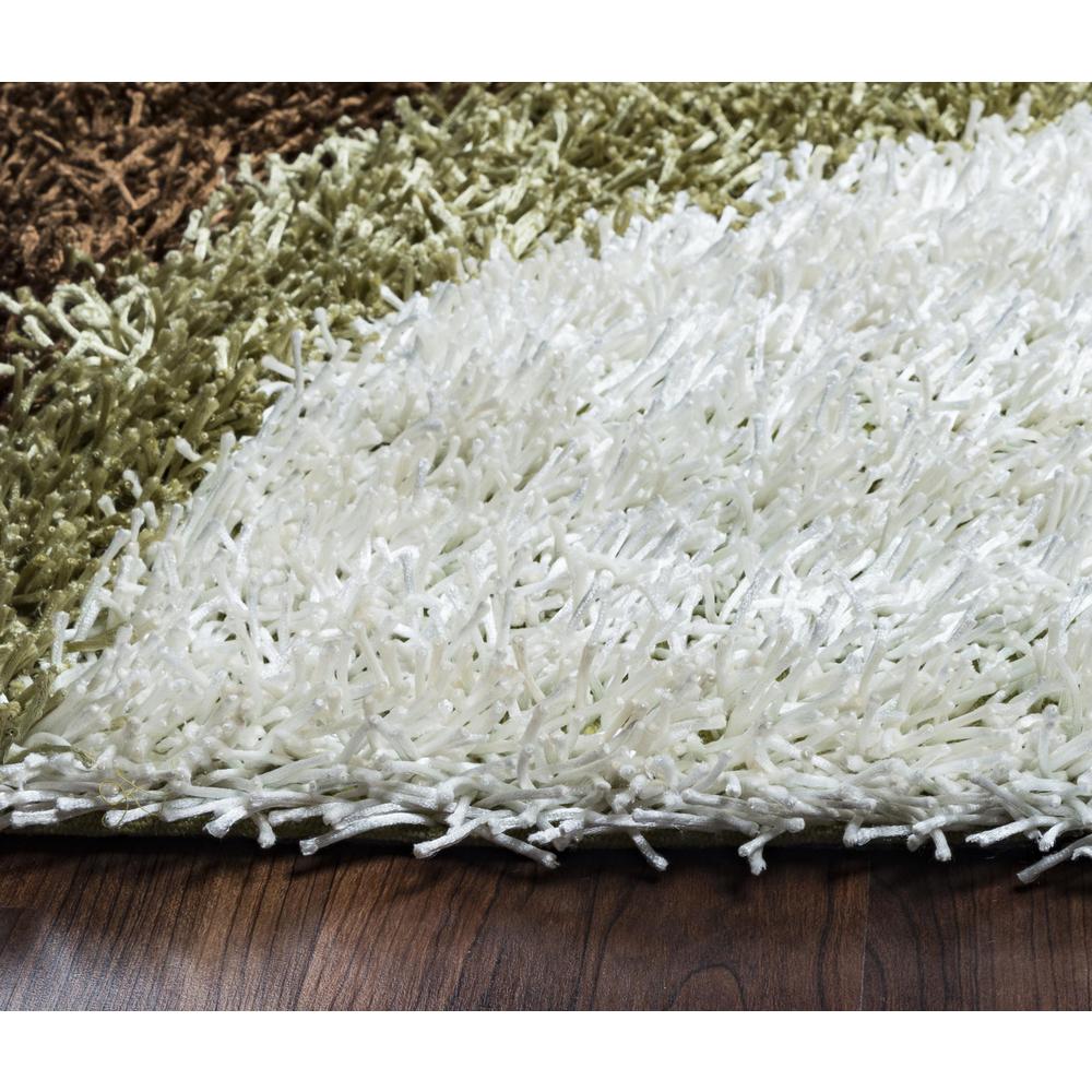 Kempton Green 3'6" x 5'6" Tufted Rug- KM2324. Picture 5