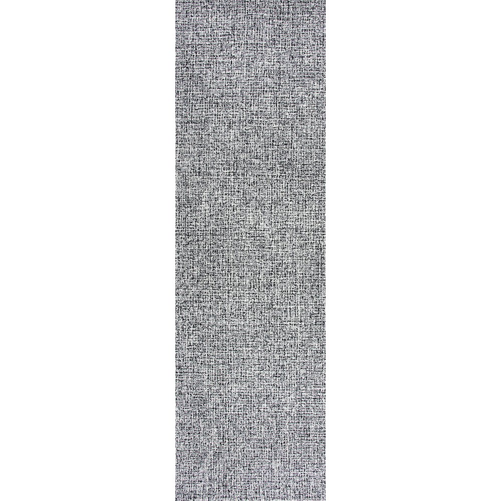 Hand Tufted Loop Pile Wool Rug, 2'6" x 8'. Picture 1