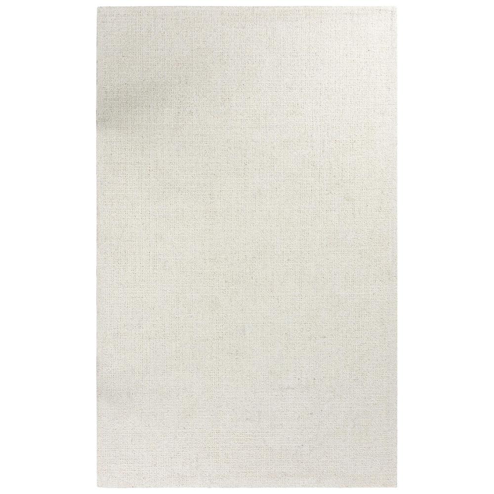 Hand Tufted Loop Pile Wool Rug, 3' x 5'. Picture 1