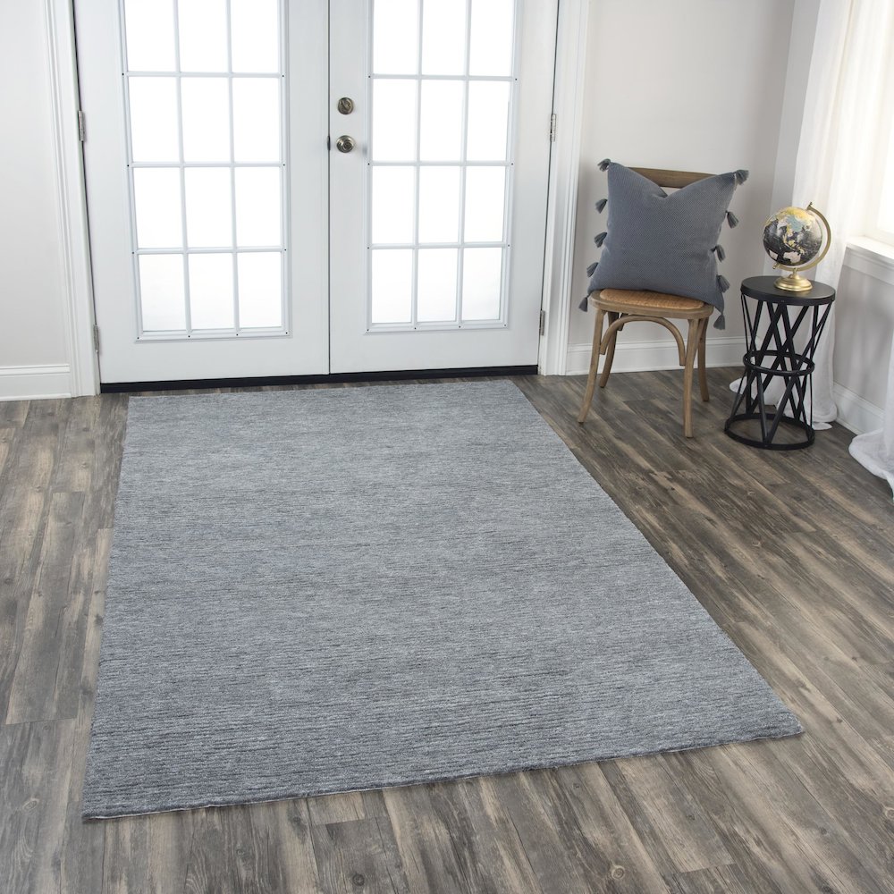 5' x 8' Hand-Tufted Rectangle Rug. Picture 6