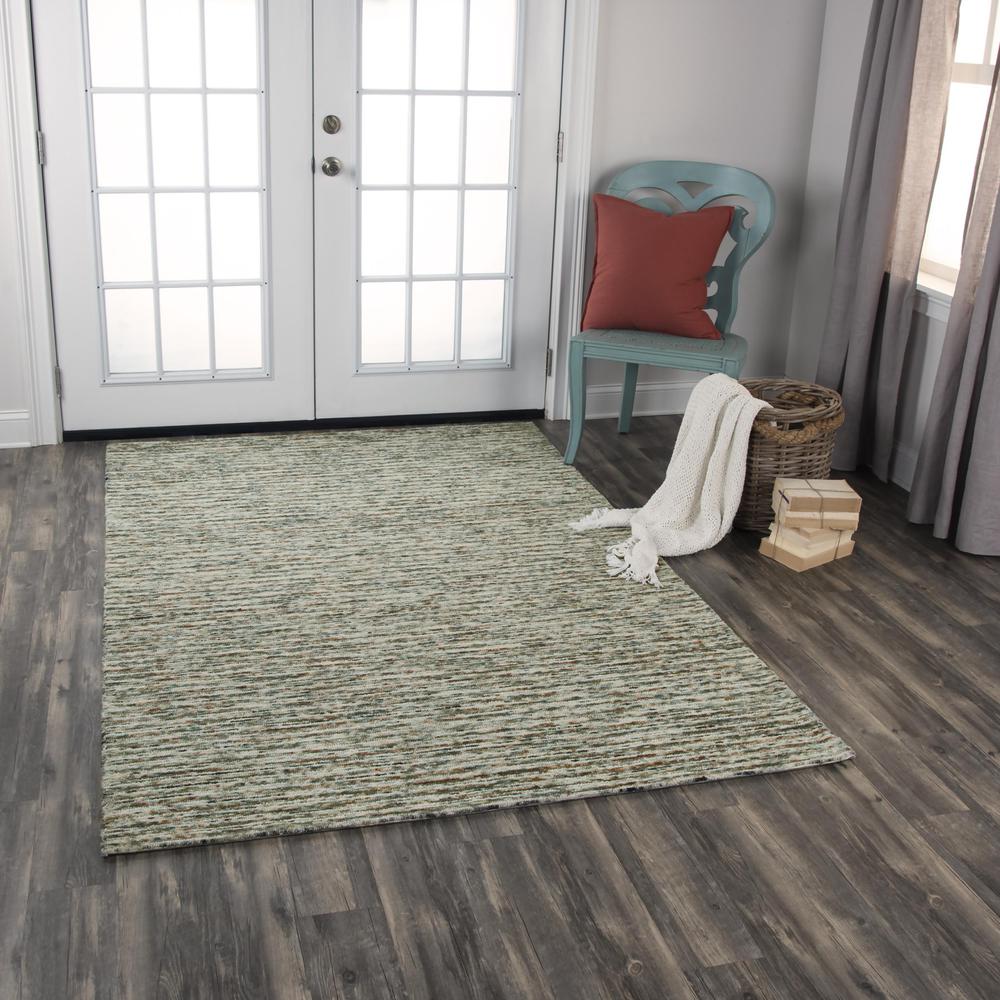 5' x 8' Hand-Tufted Rectangle Rug. Picture 2
