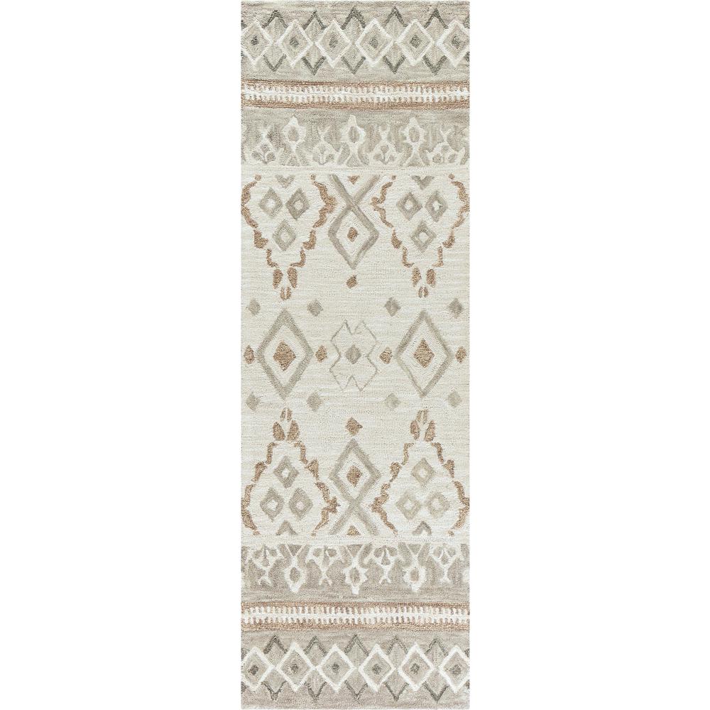 2' x 8' Hand-Tufted Rectangle Runner. Picture 1