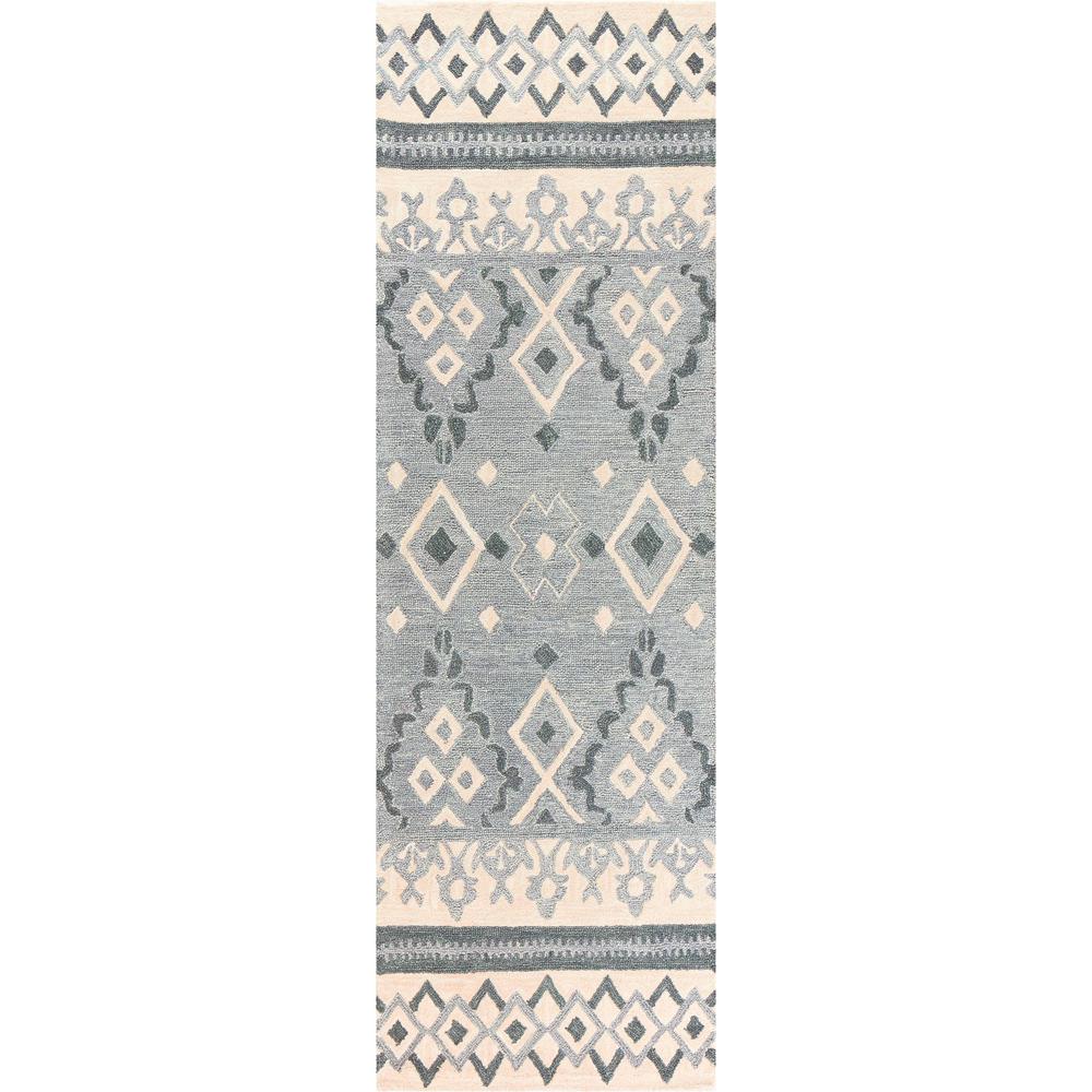 2' x 8' Hand-Tufted Rectangle Runner. Picture 1