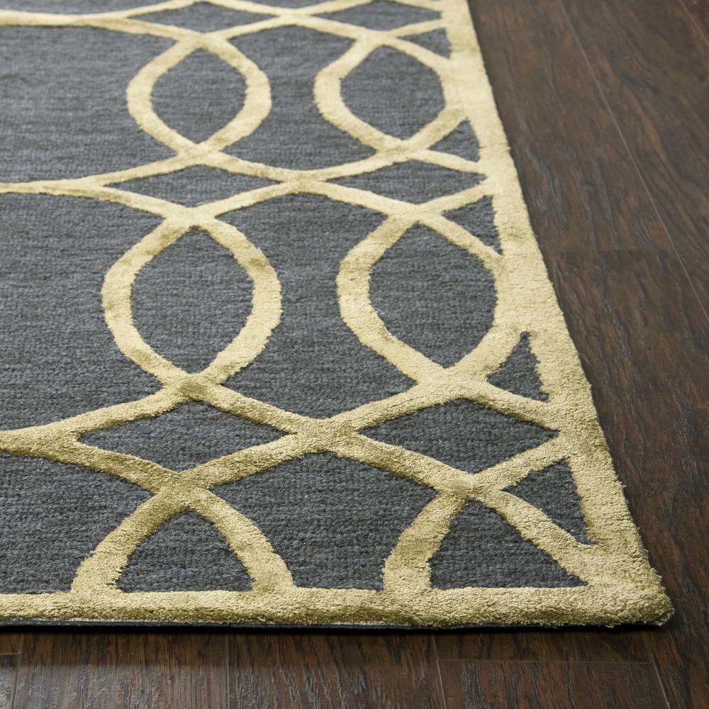 9' x 12' Hand-Tufted Rectangle Rug. Picture 1