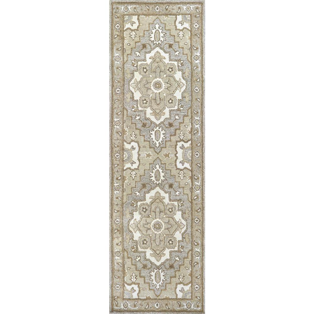 2' x 8' Hand-Tufted Rectangle Runner. Picture 1