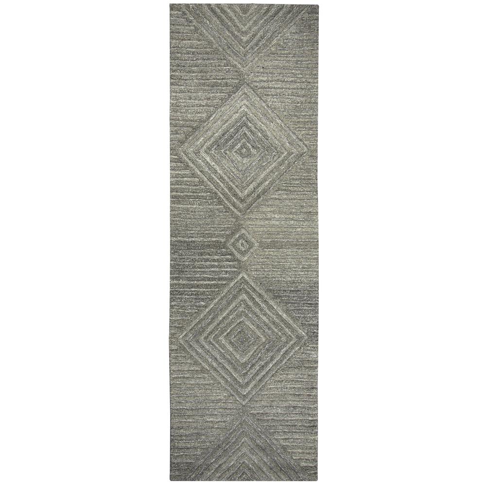 2' x 8' Hand-Tufted Rectangle Runner. Picture 1