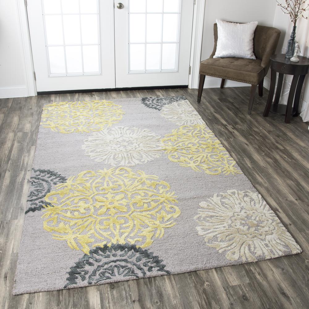 9' x 12' Hand-Tufted Rectangle Rug. Picture 5