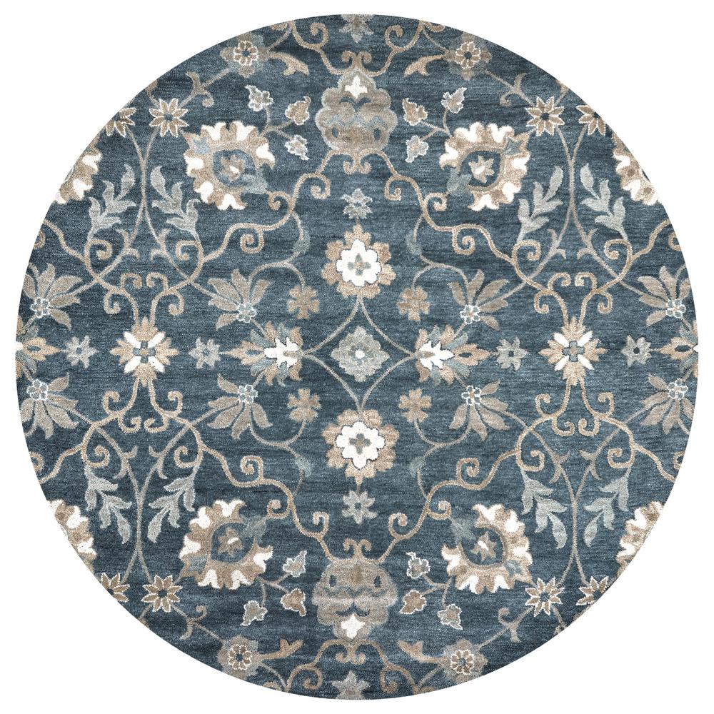 Hand Tufted Cut Pile Wool Rug, 10' x 10'. Picture 1