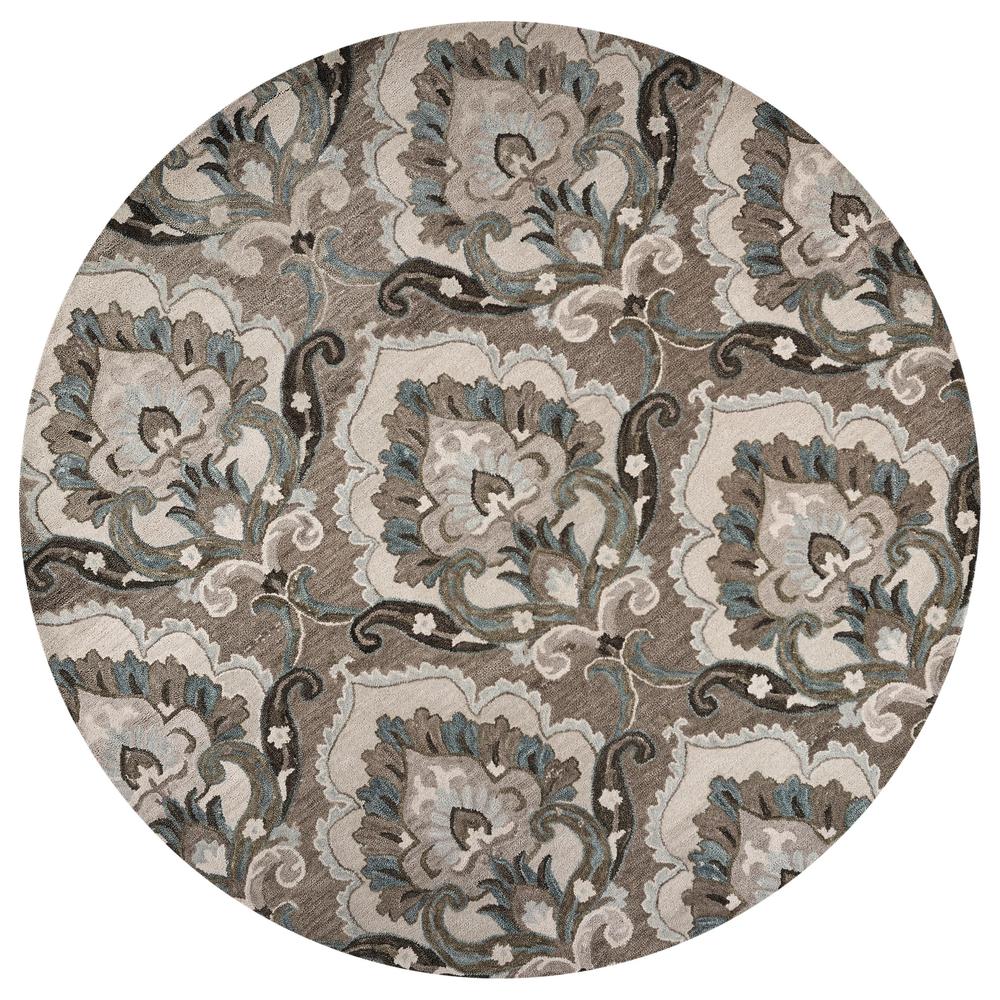 Hand Tufted Cut Pile Wool Rug, 10' x 10'. Picture 1