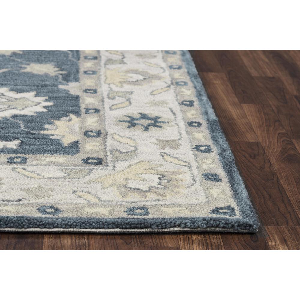 Hand Tufted Cut Pile Wool Rug, 2'6" x 8'. Picture 2