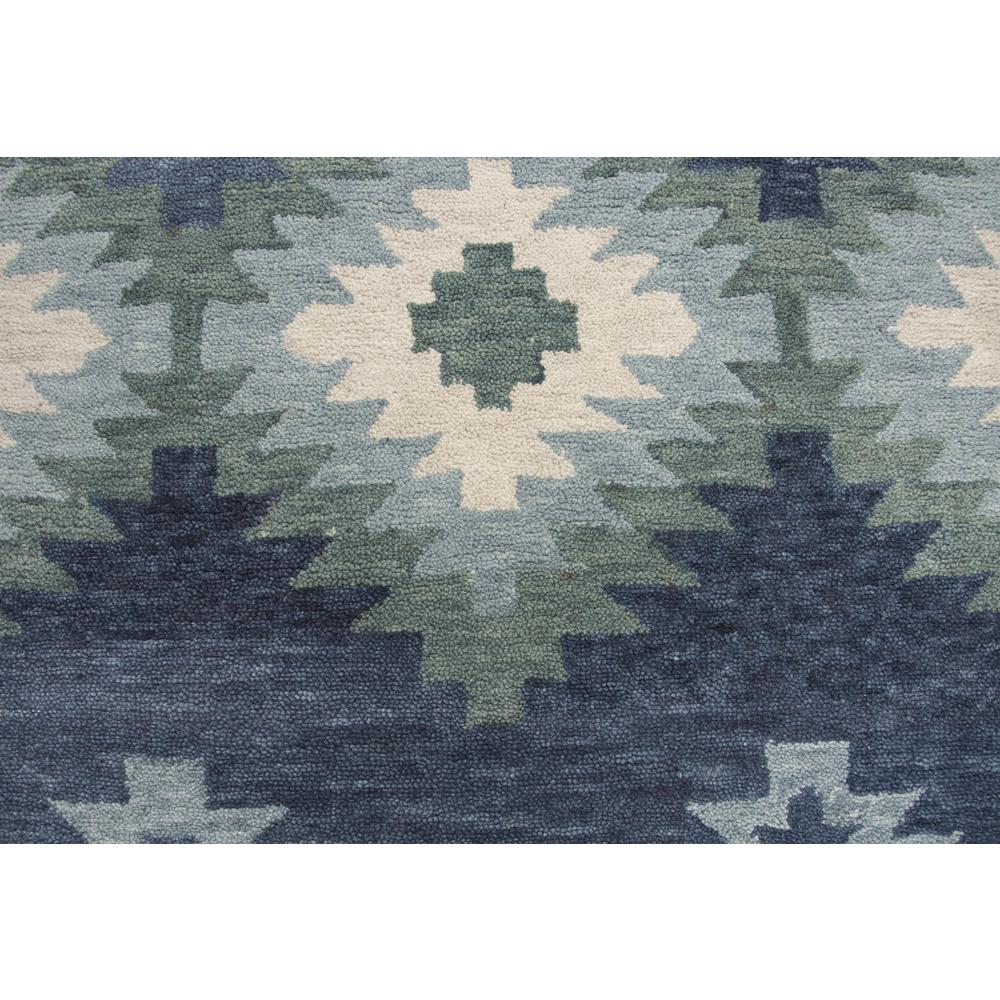Hand Tufted Cut Pile Wool Rug, 2'6" x 8'. Picture 3