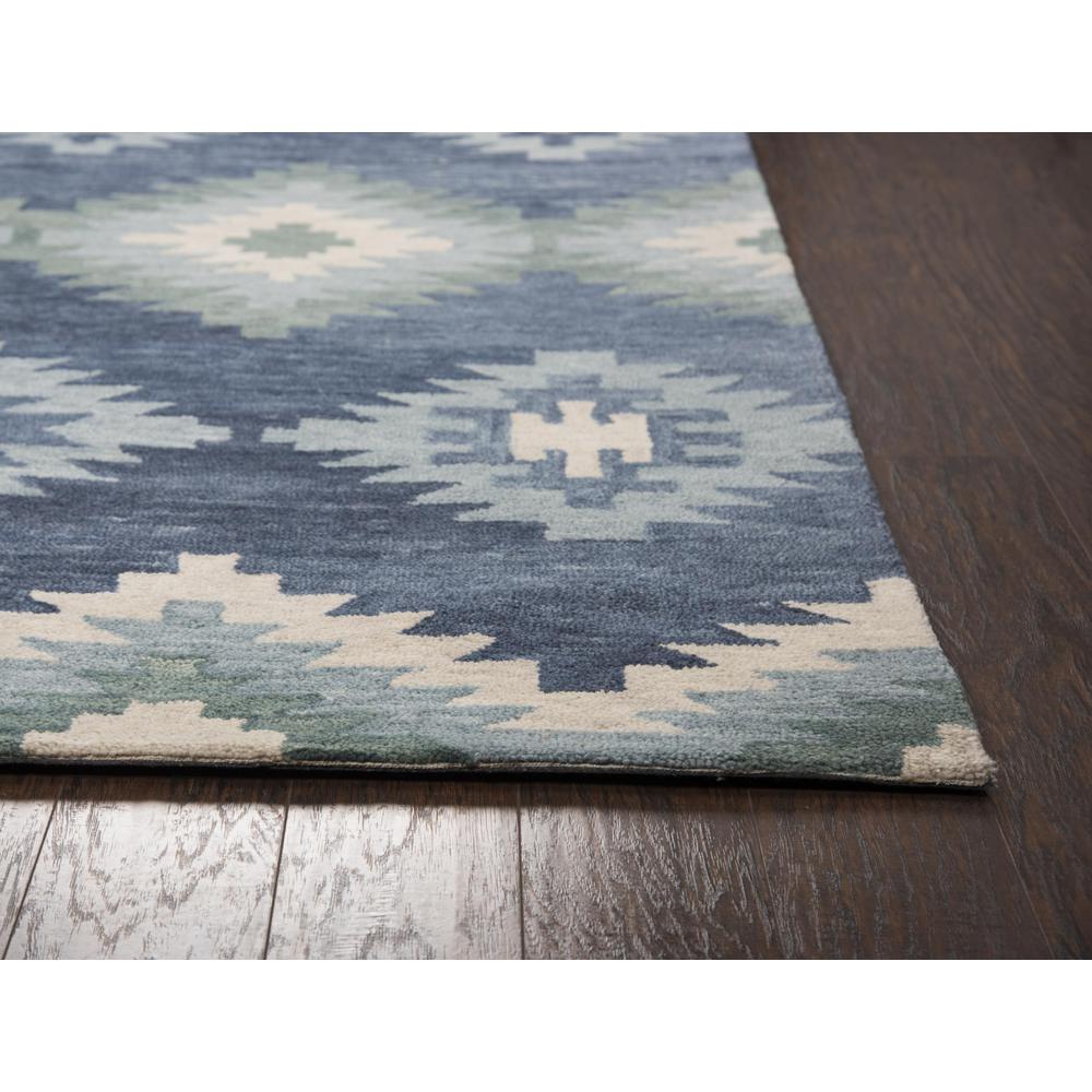 Hand Tufted Cut Pile Wool Rug, 2'6" x 8'. Picture 2