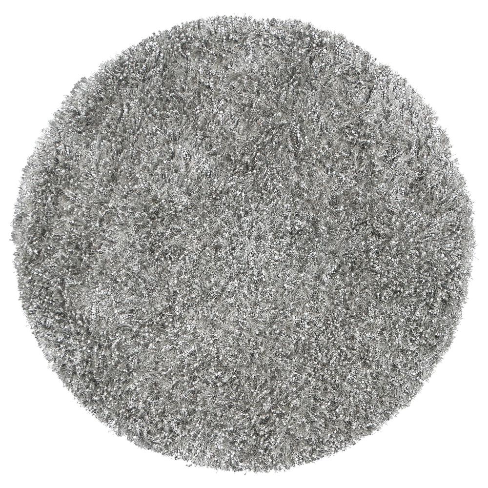 3' Round Hand-Tufted Round  Rug. Picture 1