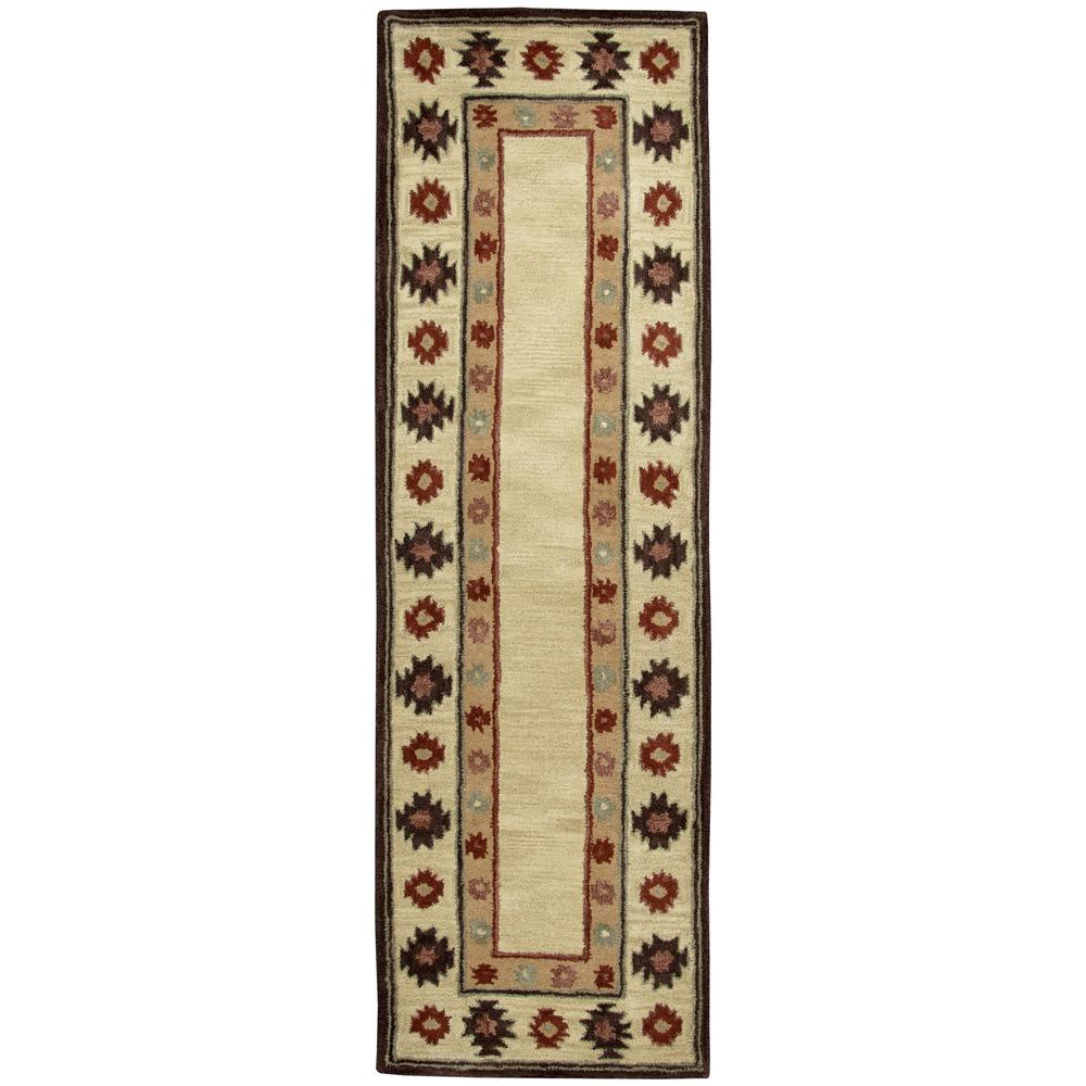 2' x 8' Hand-Tufted Rectangle Runner. Picture 1