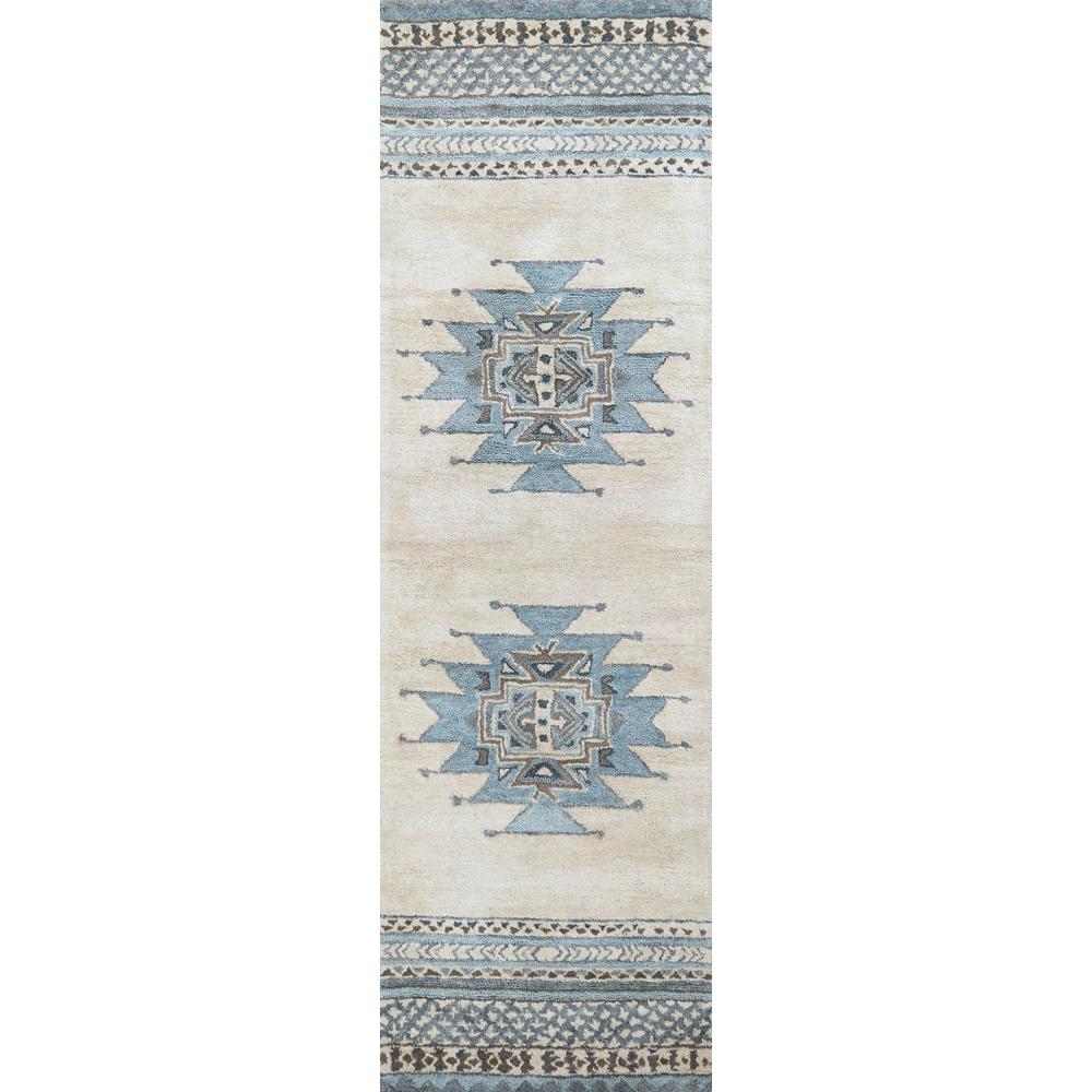 2' x 8' Hand-Tufted Rectangle Runner. Picture 1