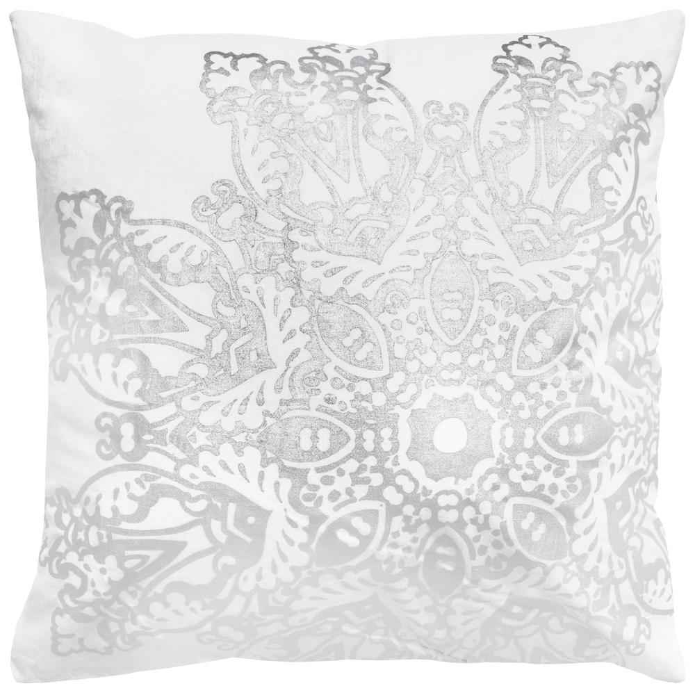 Rizzy Home 18" x 18" Pillow Cover- T05007. Picture 1