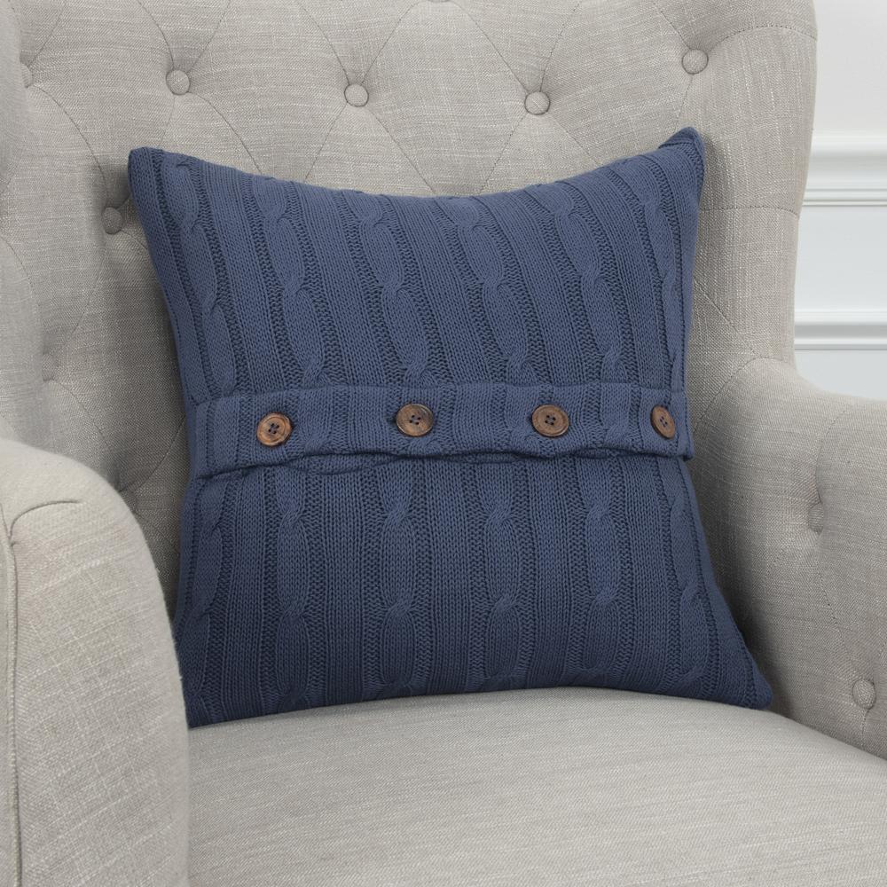 Rizzy Home 18" x 18" Pillow Cover- T05009. Picture 6