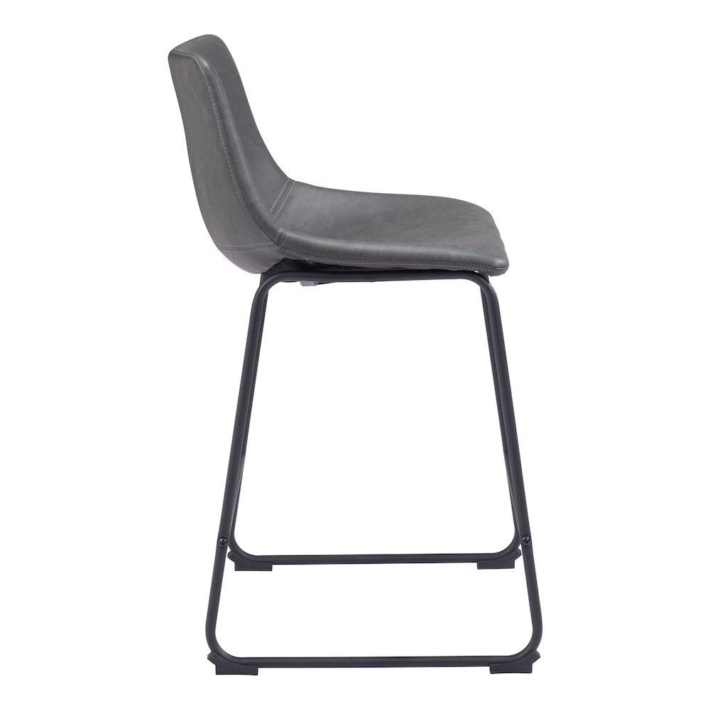 Smart Counter Stool (Set of 2) Charcoal. Picture 2