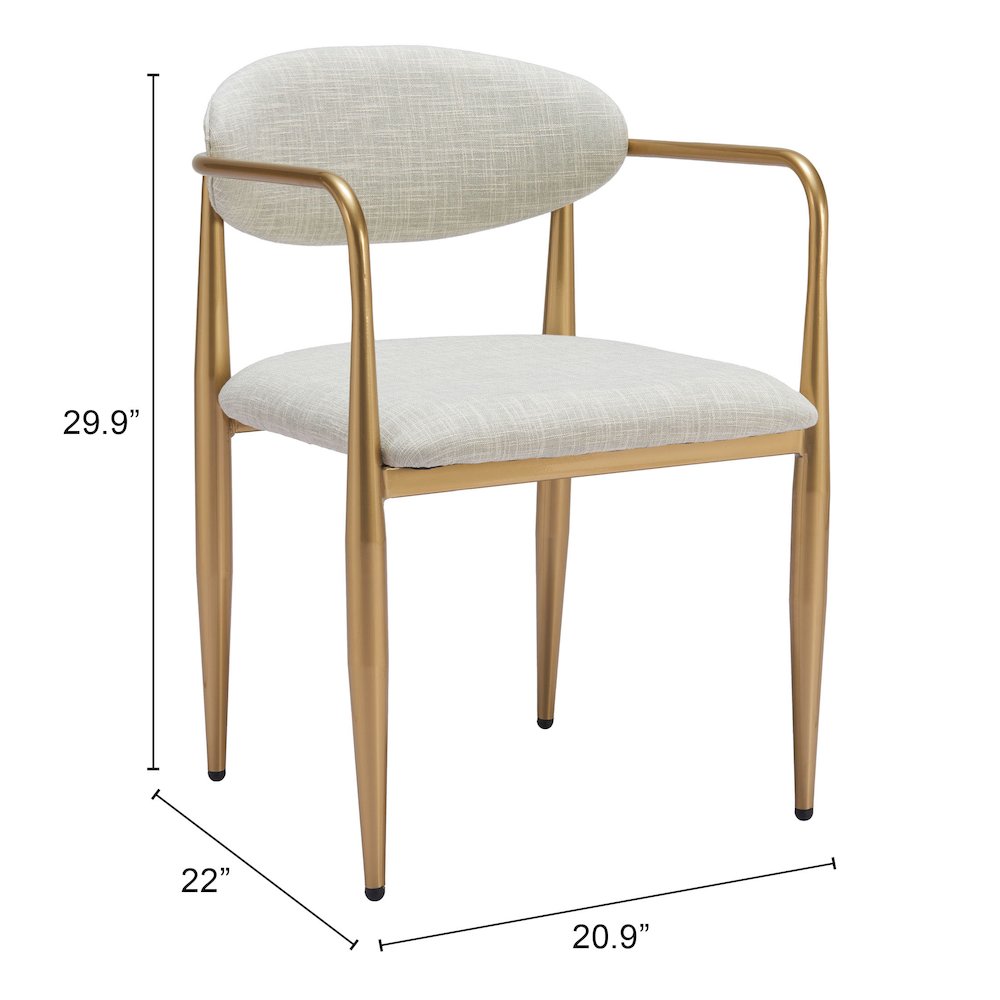 Zens Dining Chair (Set of 2) Quill Gray. Picture 8