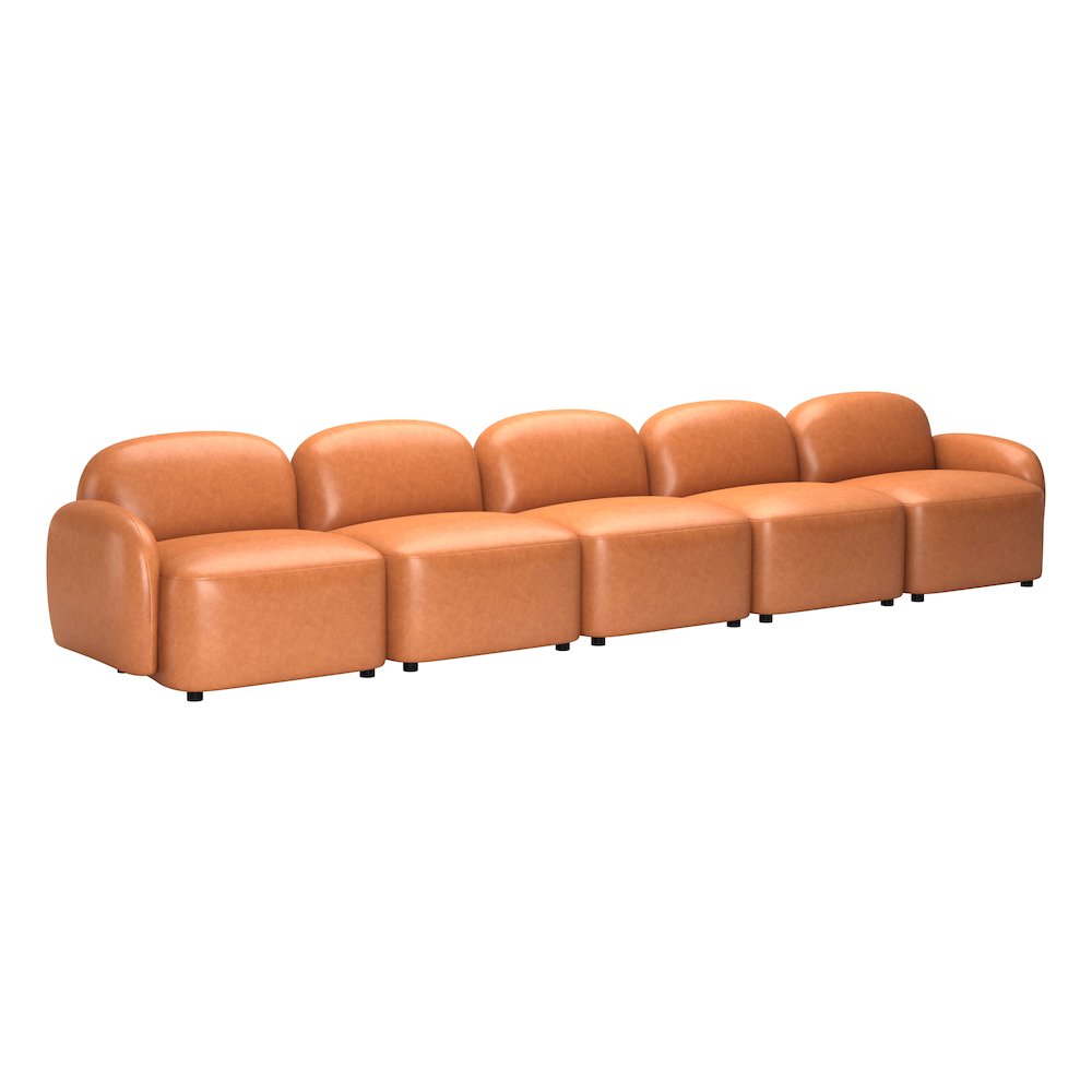Cleo Modular Sofa Brown. Picture 13