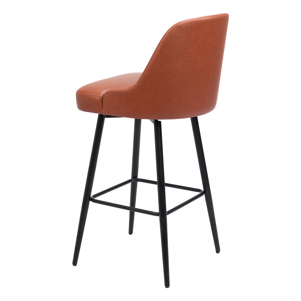 Keppel Swivel Barstool Brown. Picture 5