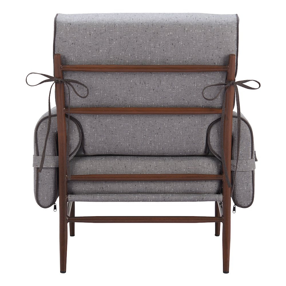 Klem Accent Chair Gray. Picture 4