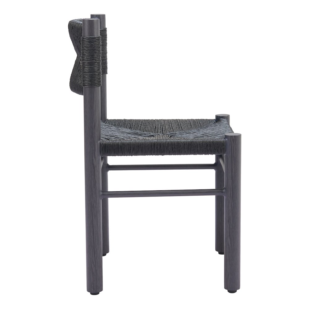 Iska Dining Chair (Set of 2) Black. Picture 2