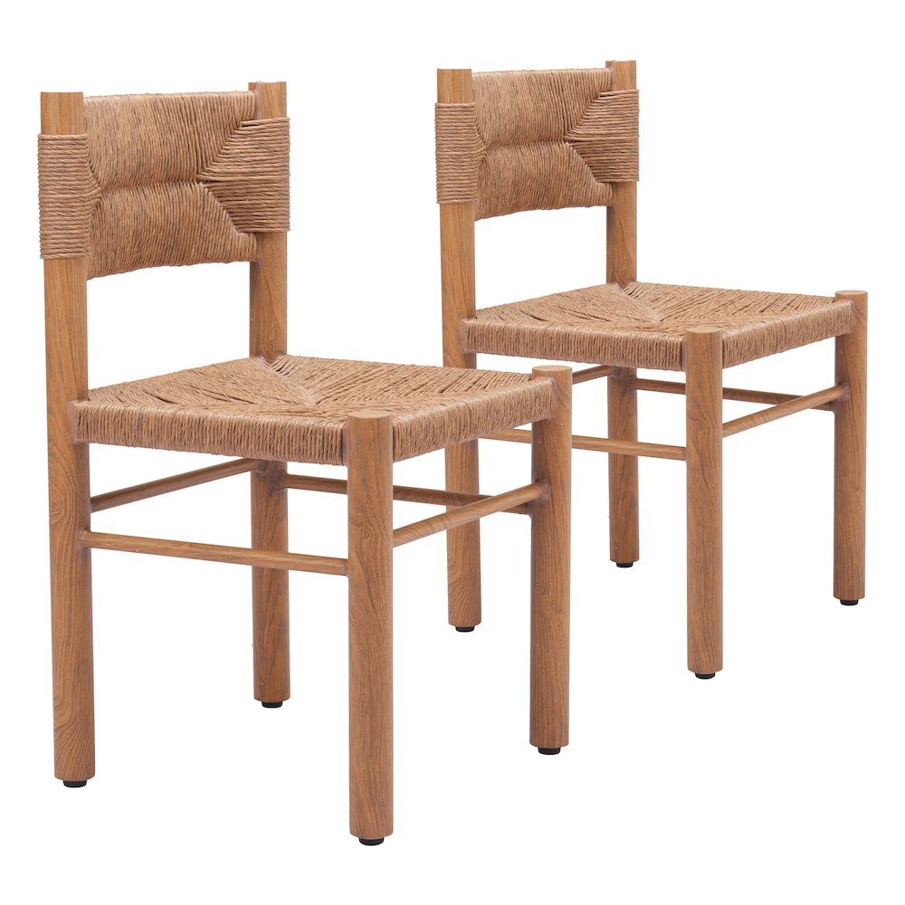 Iska Dining Chair (Set of 2) Natural. Picture 6
