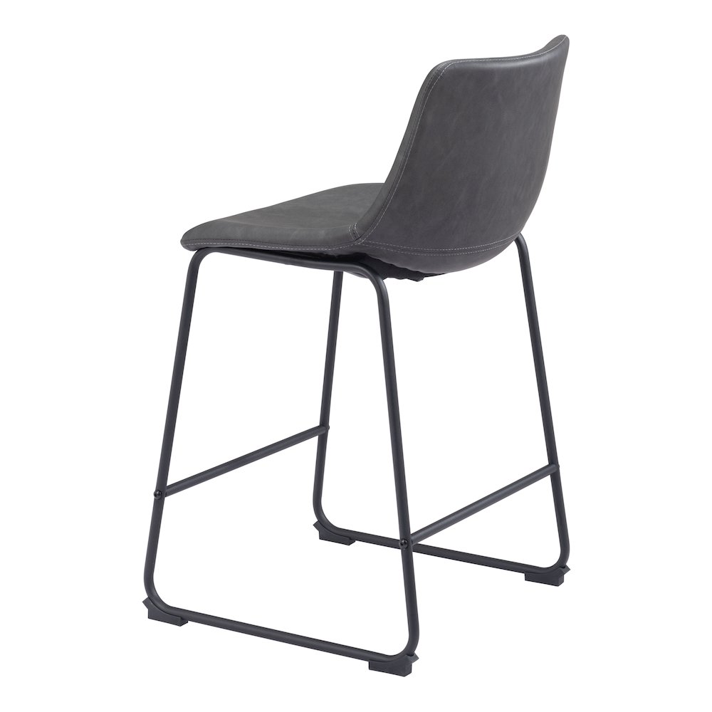 Smart Counter Stool (Set of 2) Charcoal. Picture 5