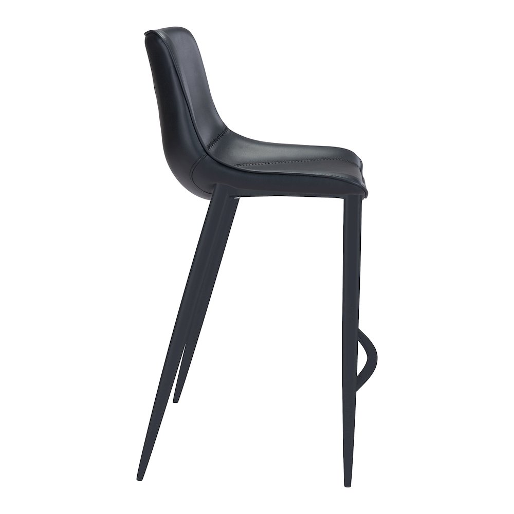 Magnus Barstool (Set of 2) Black. Picture 2