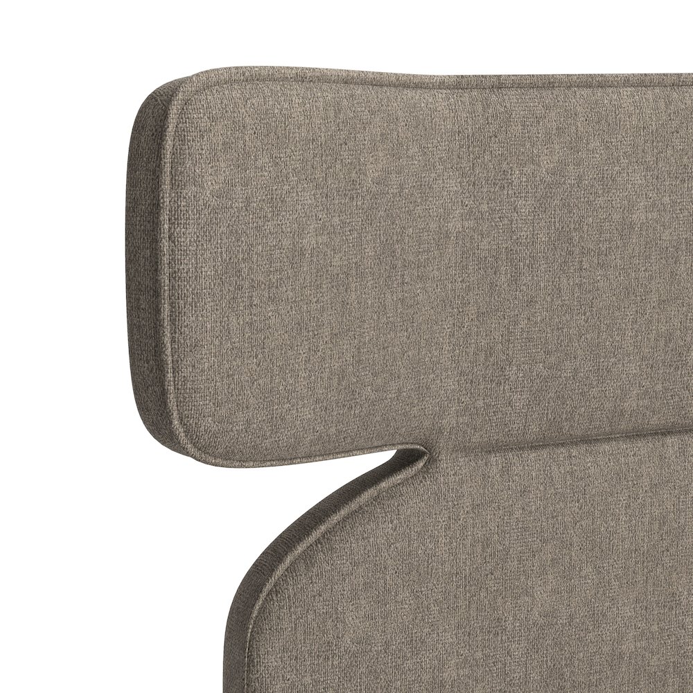 Dusa Queen Bed Olive Brown. Picture 6