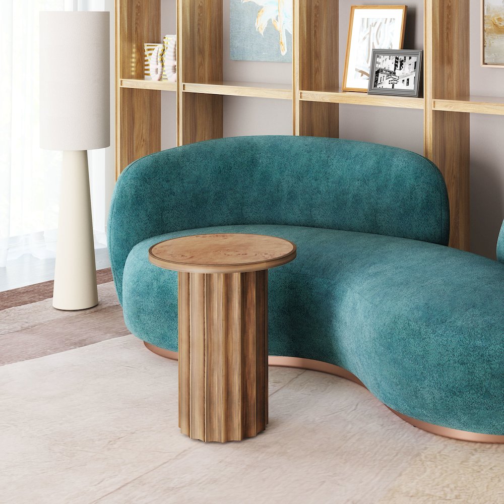 Afinato Side Table Brown. Picture 8
