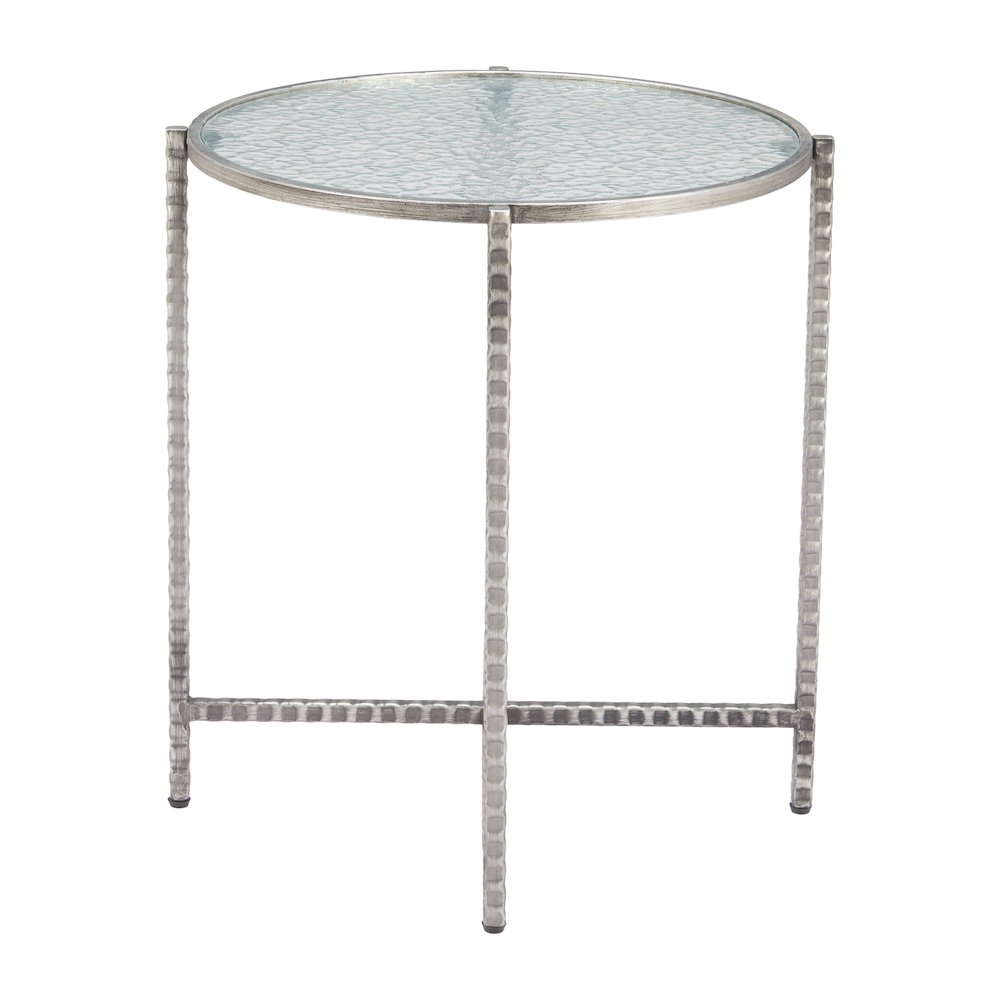 Vetro Side Table Silver. Picture 2