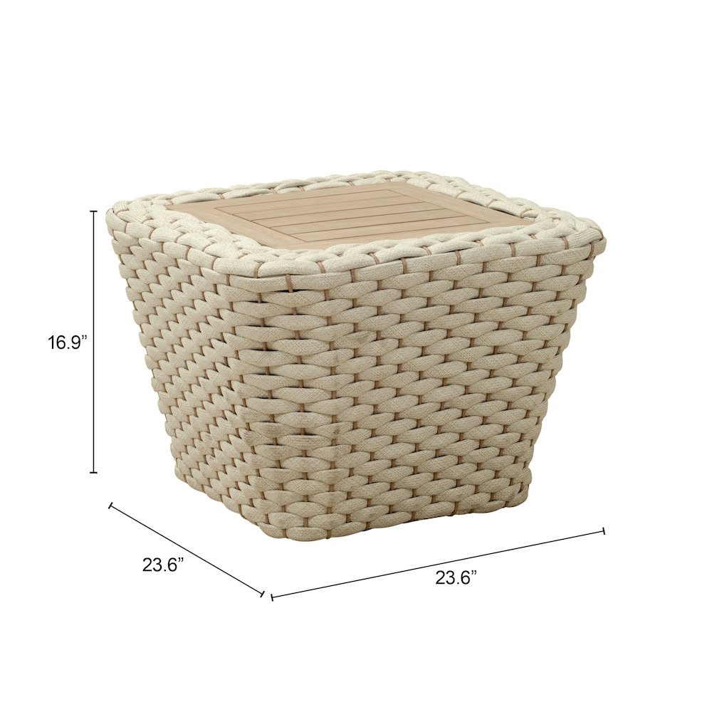 Antul Coffee Table White & Natural. Picture 6