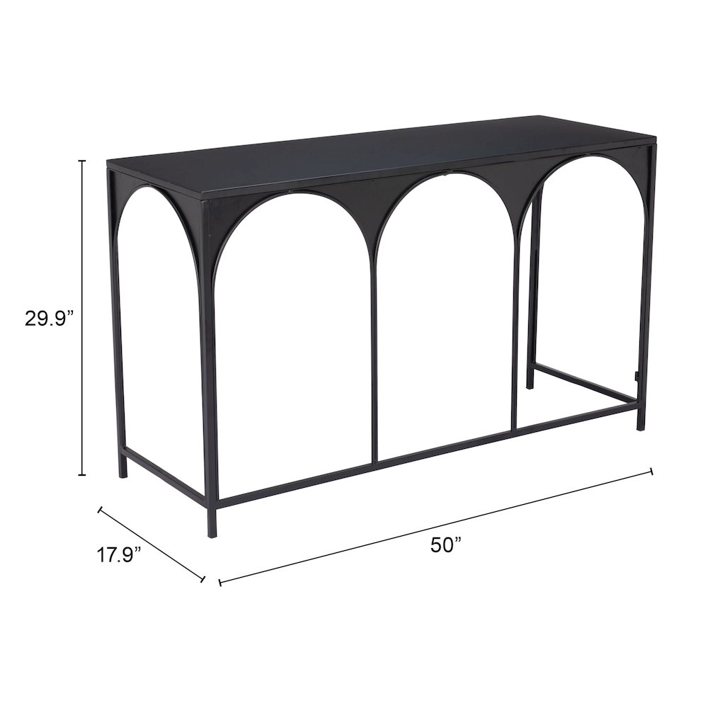 Loriet Console Table Black. Picture 7