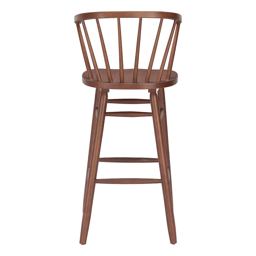 Stenger Barstool (Set of 2) Walnut. Picture 4