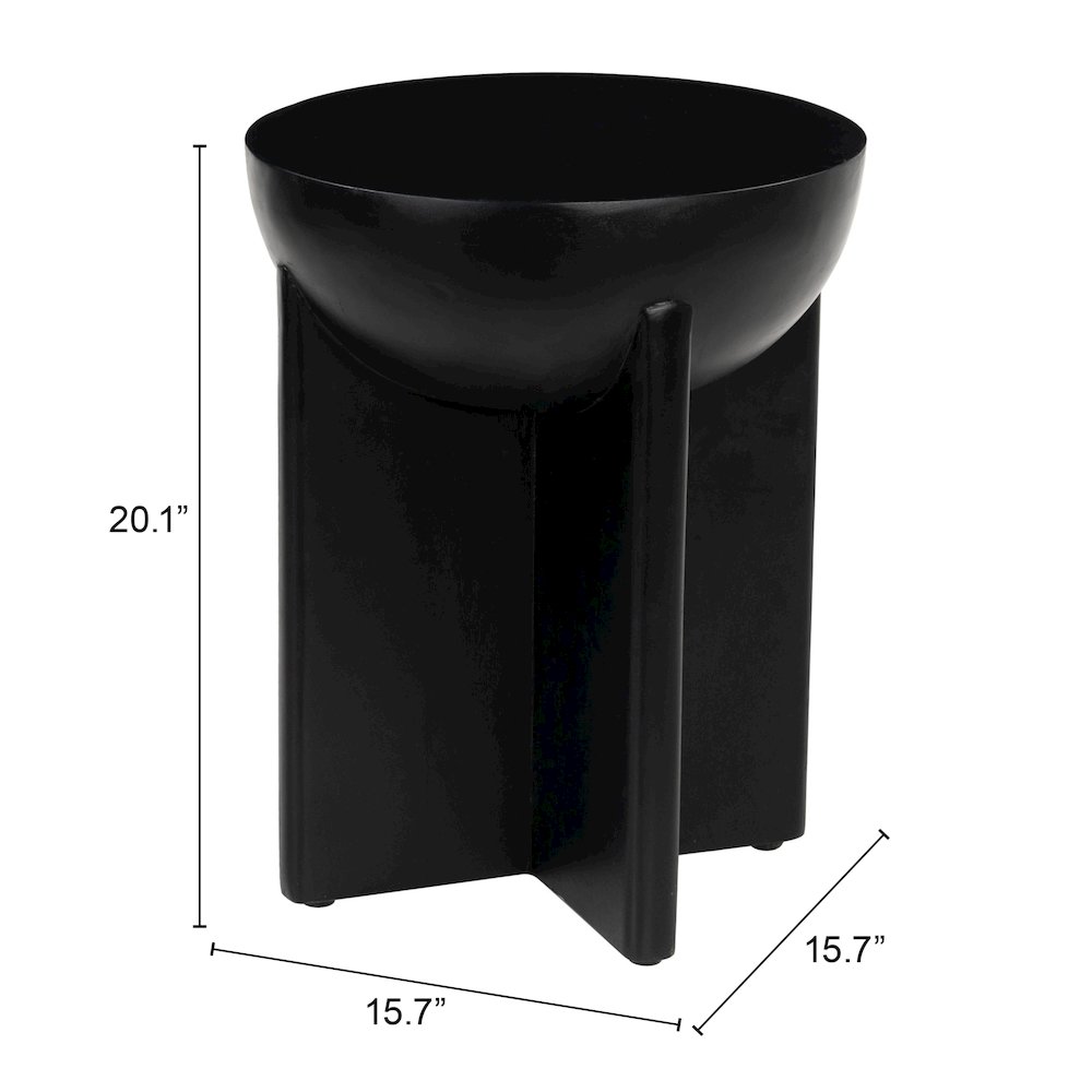 Tume Side Table Black. Picture 7