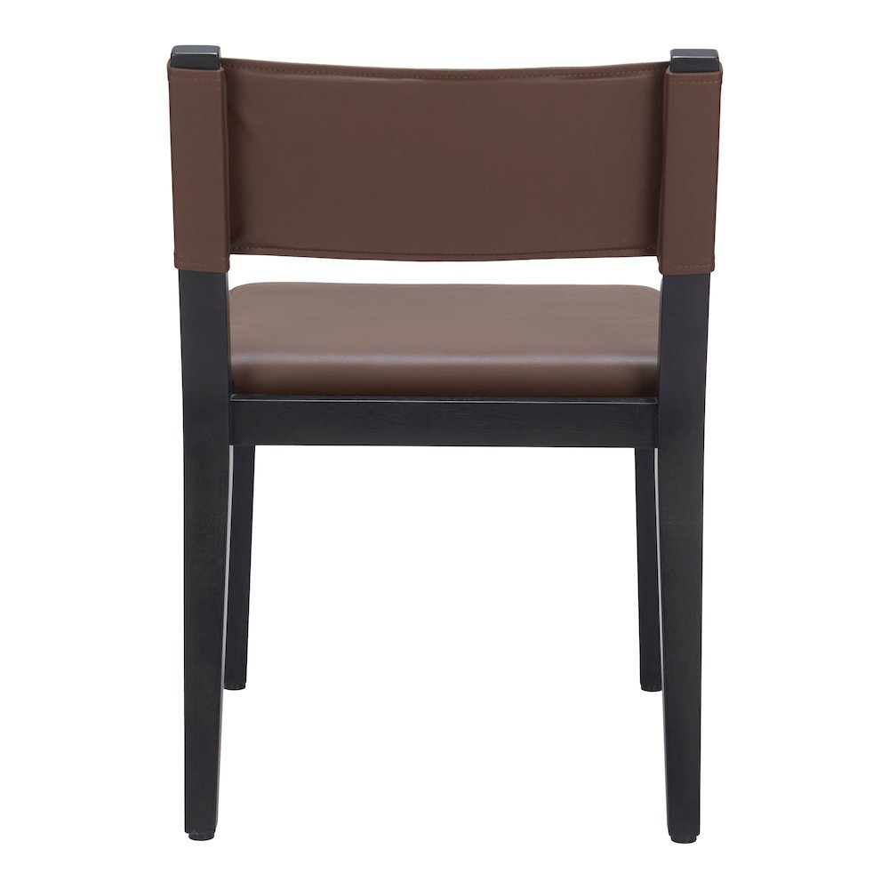 Roxas Dining Chair (Set of 2) Brown. Picture 4