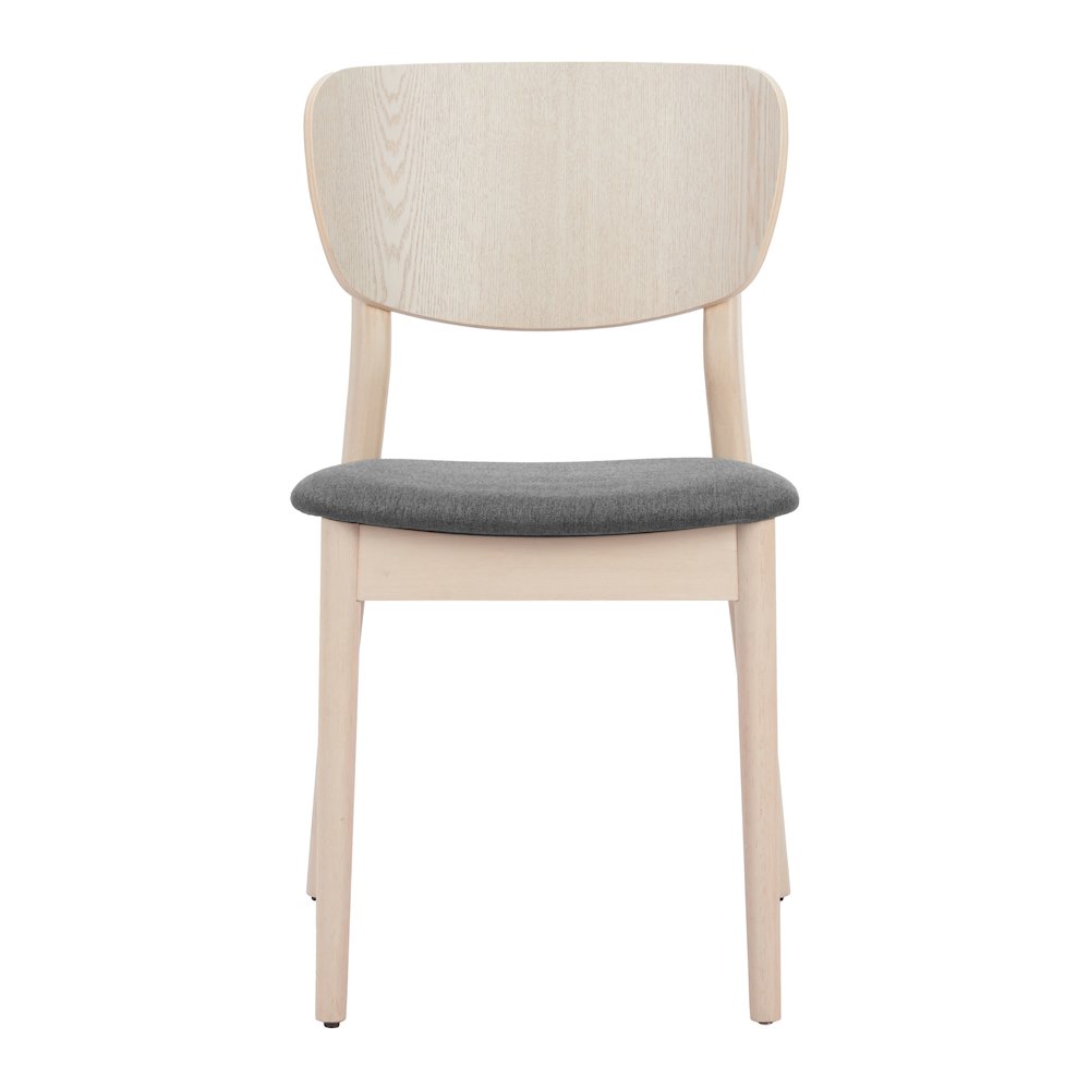 Kellua Dining Chair (Set of 2) Gray & Natural. Picture 3
