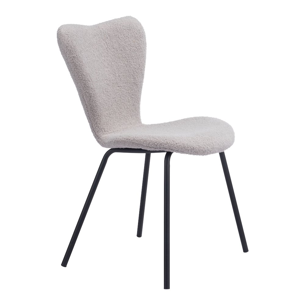 Thibideaux Dining Chair (Set of 2) Light Gray. Picture 10