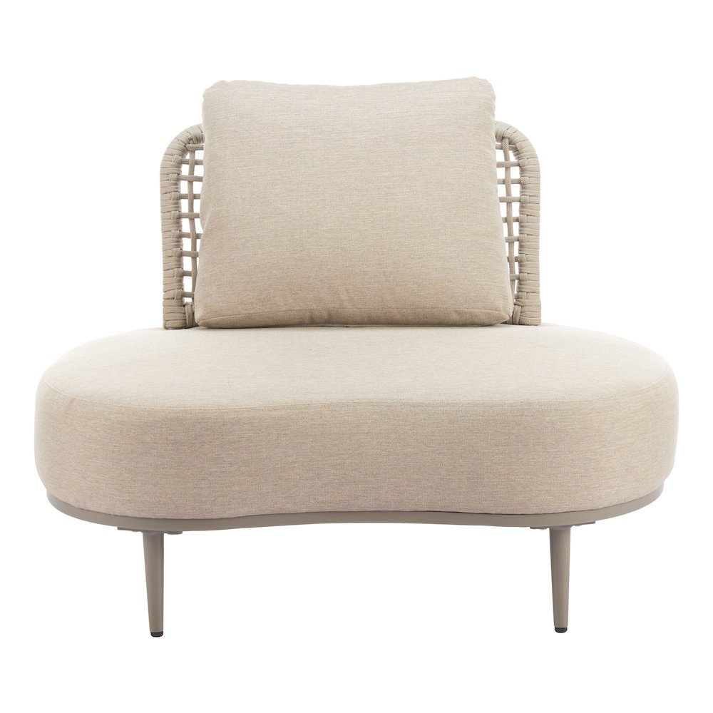 Ruhe Accent Chair Beige. Picture 3