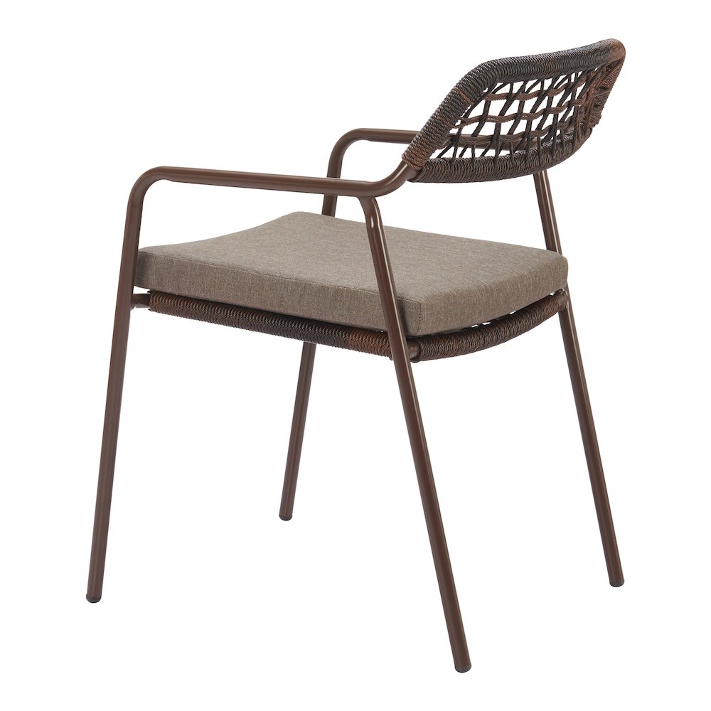 Rio Dining Chair (Set of 2) Brown. Picture 5