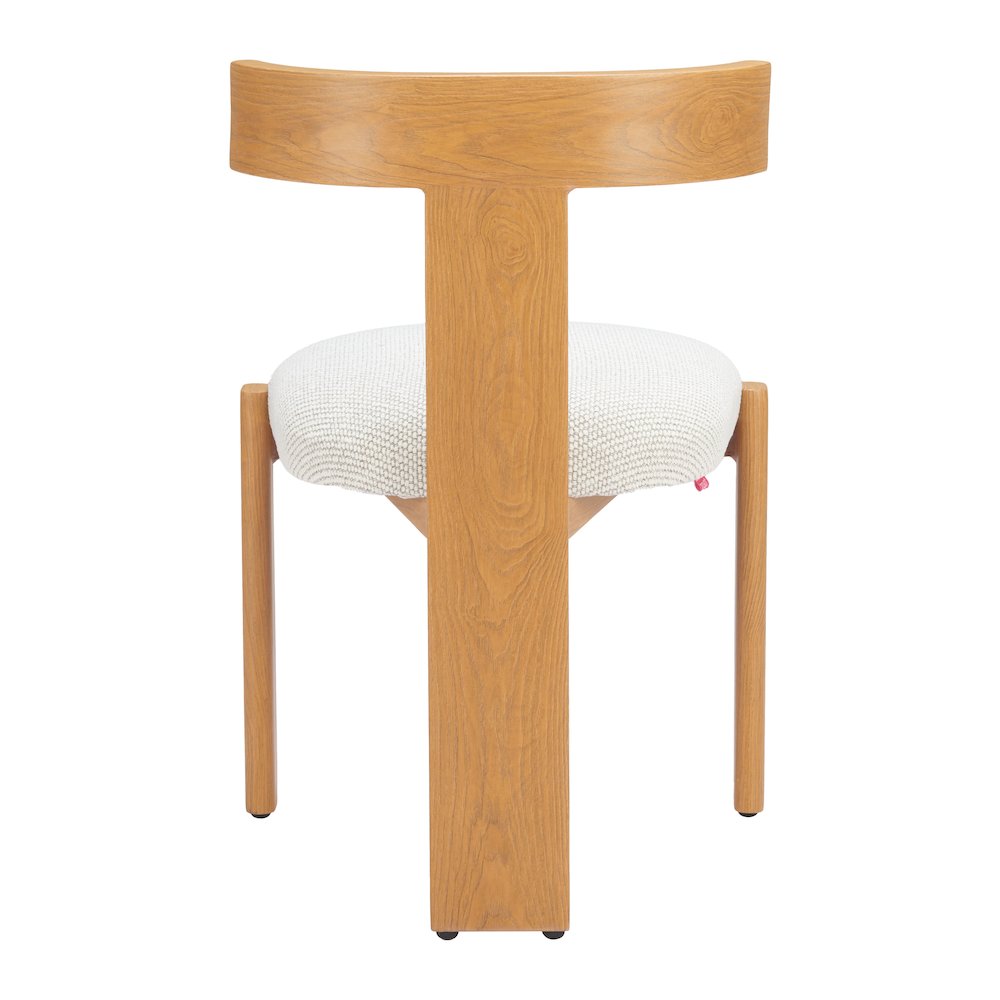 Tiana Dining Chair Natural & Beige. Picture 4