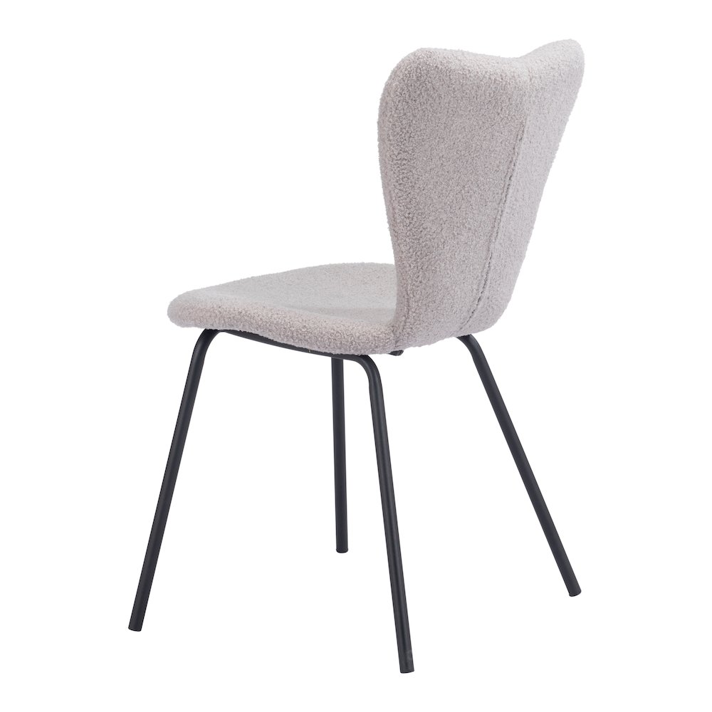 Thibideaux Dining Chair (Set of 2) Light Gray. Picture 5