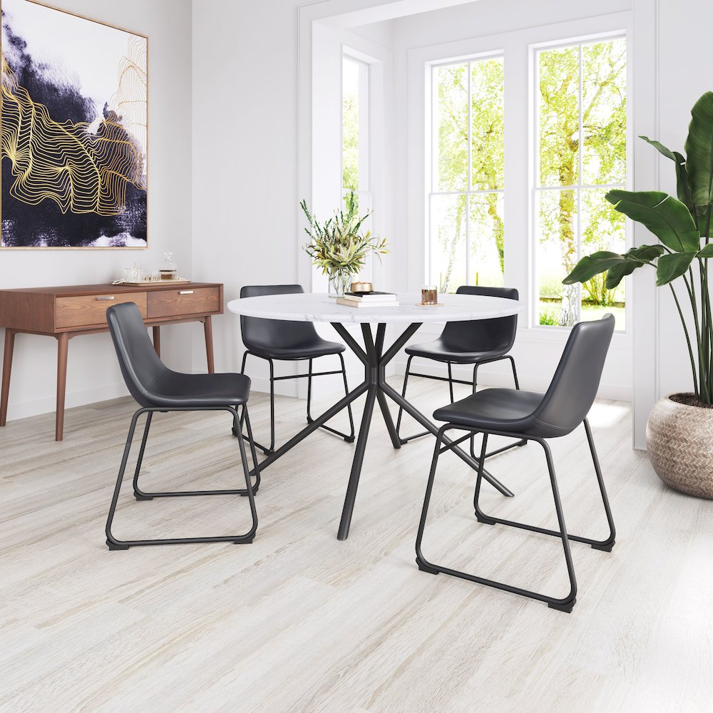 Smart Dining Chair (Set of 2) Black. Picture 9