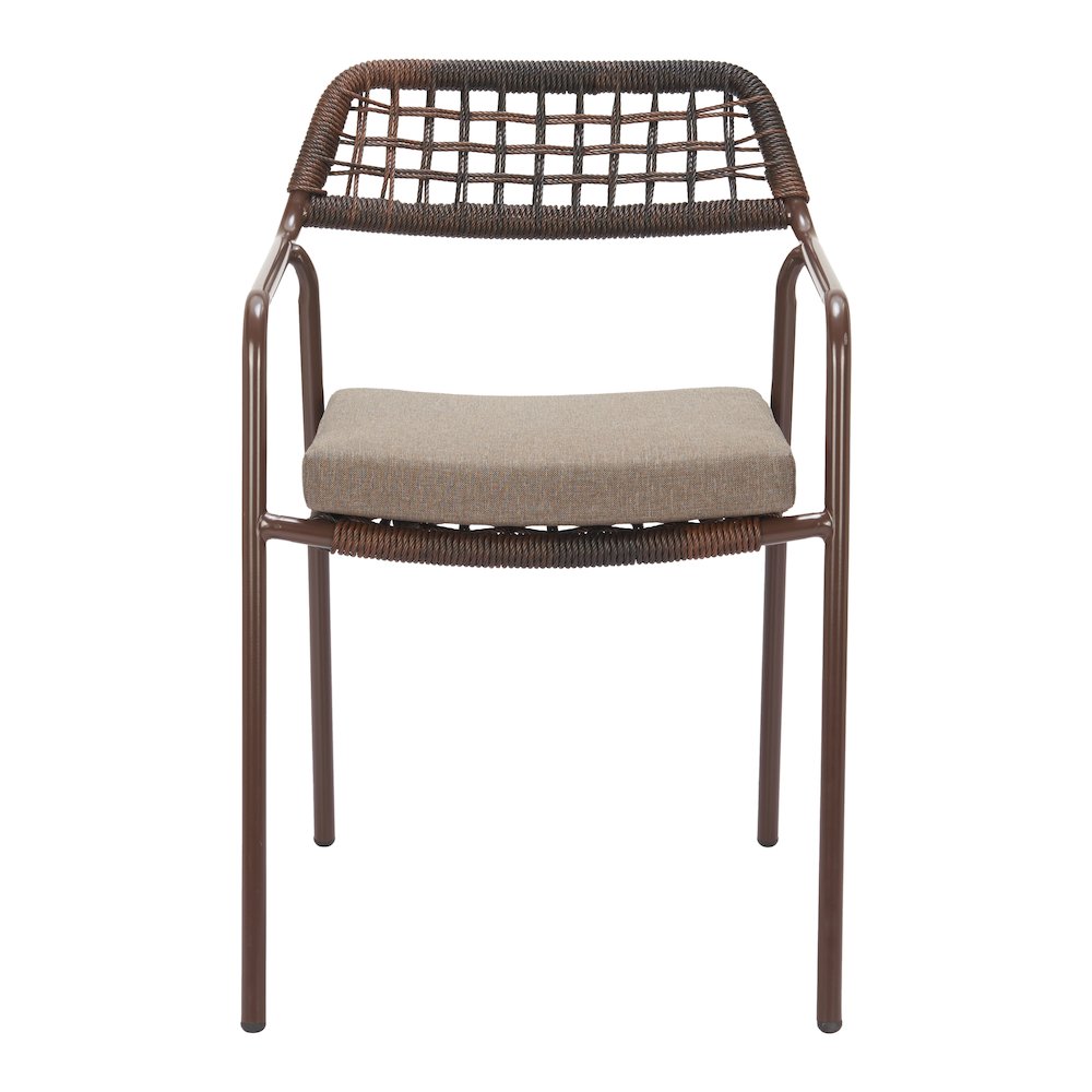 Rio Dining Chair (Set of 2) Brown. Picture 3