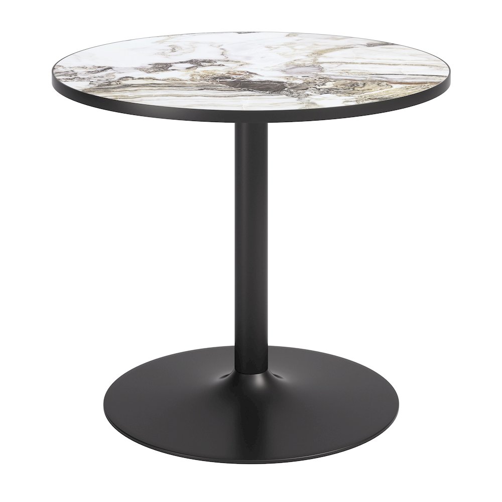Batu Dining Table Gray & Black. Picture 3